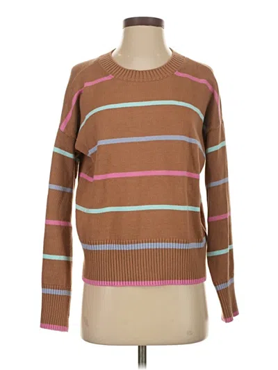 Pre-owned Lands' End Pullover Sweater In Brown