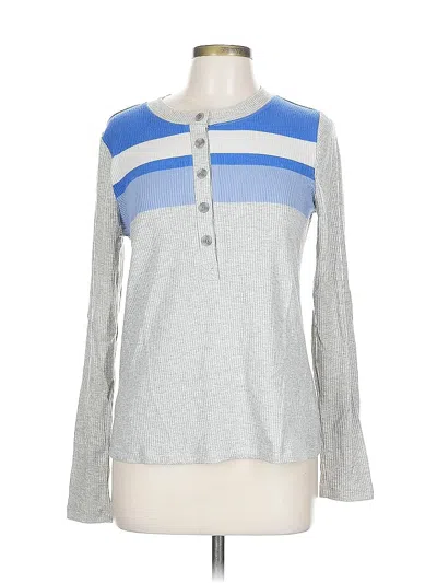 Pre-owned Lands' End Pullover Sweater In Gray