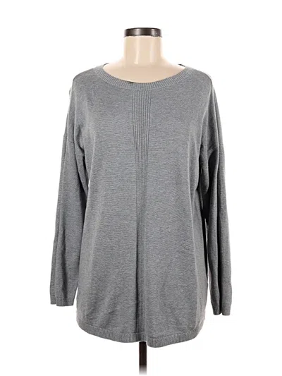 Pre-owned Lands' End Pullover Sweater In Gray