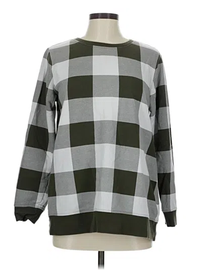 Pre-owned Lands' End Pullover Sweater In Gray
