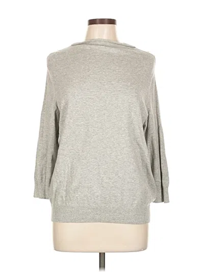 Pre-owned Lands' End Pullover Sweater In Gray