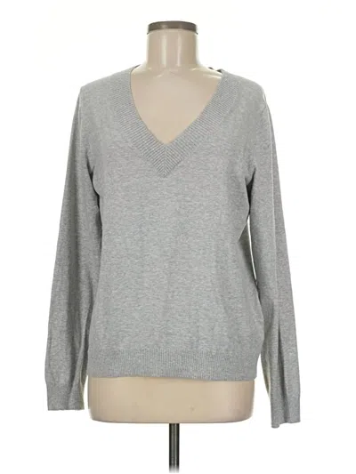 Pre-owned Lands' End Pullover Sweater In Gray