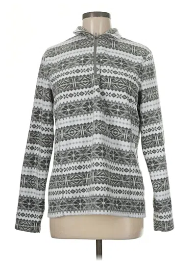 Pre-owned Lands' End Pullover Sweater In Gray