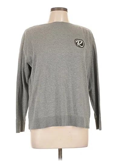 Pre-owned Lands' End Pullover Sweater In Gray