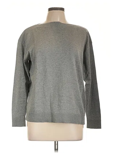 Pre-owned Lands' End Pullover Sweater In Gray