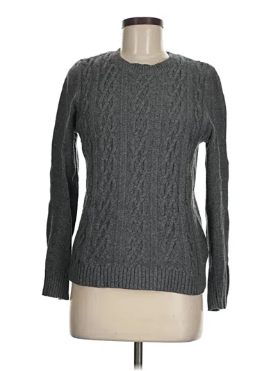 Pre-owned Lands' End Pullover Sweater In Gray