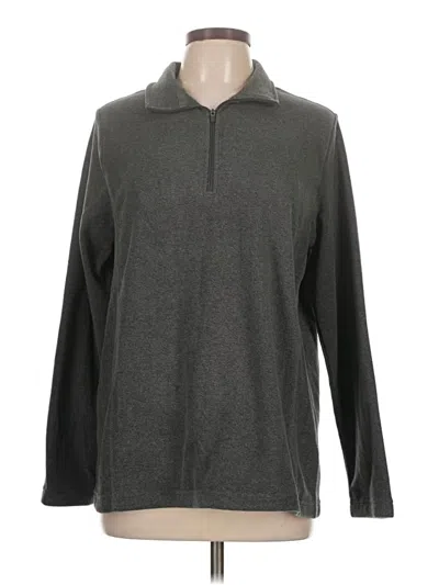 Pre-owned Lands' End Pullover Sweater In Gray