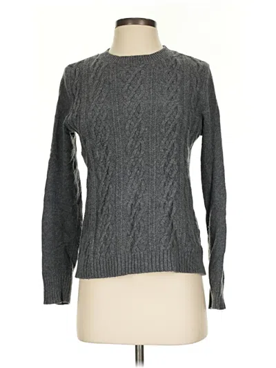 Pre-owned Lands' End Pullover Sweater In Gray