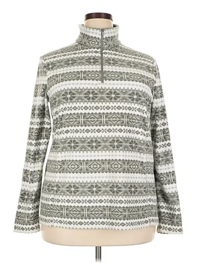 Pre-owned Lands' End Pullover Sweater In Gray