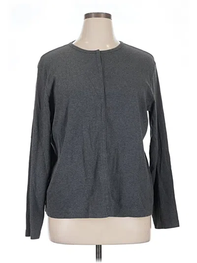 Pre-owned Lands' End Pullover Sweater In Gray