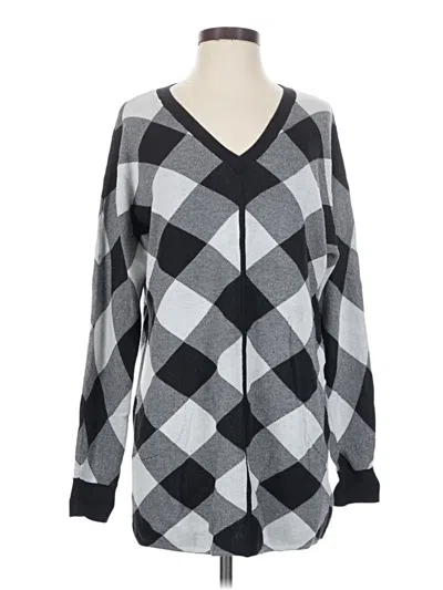 Pre-owned Lands' End Pullover Sweater In Gray