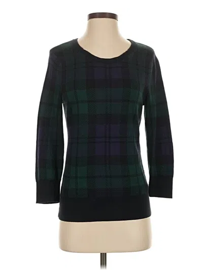 Pre-owned Lands' End Pullover Sweater In Green