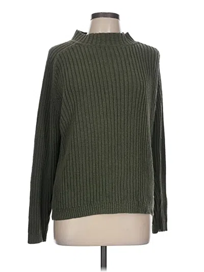 Pre-owned Lands' End Pullover Sweater In Green