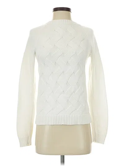 Pre-owned Lands' End Pullover Sweater In Ivory