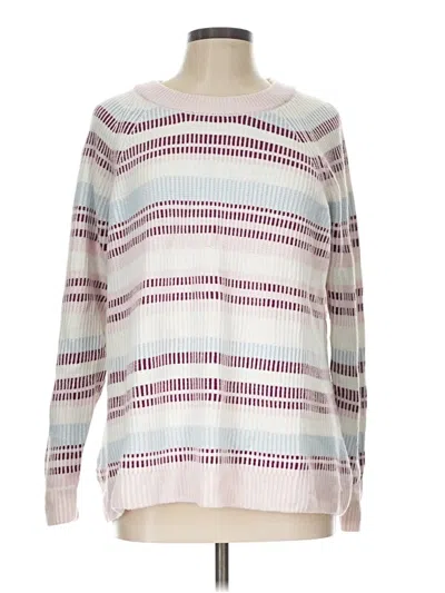 Pre-owned Lands' End Pullover Sweater In Ivory