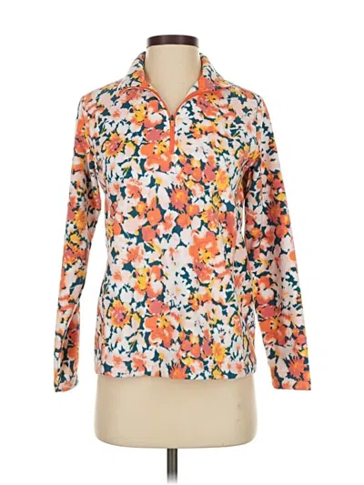 Pre-owned Lands' End Pullover Sweater In Orange