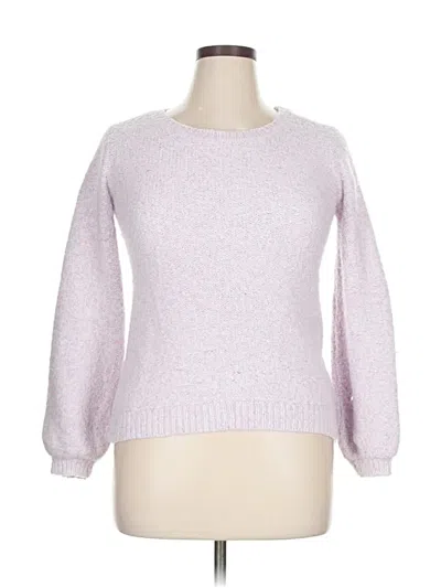 Pre-owned Lands' End Pullover Sweater In Pink