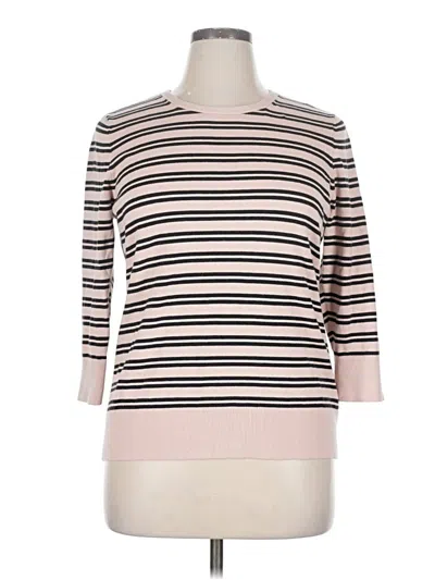 Pre-owned Lands' End Pullover Sweater In Pink