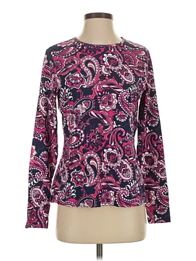 Pre-owned Lands' End Pullover Sweater In Pink