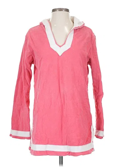 Pre-owned Lands' End Pullover Sweater In Pink