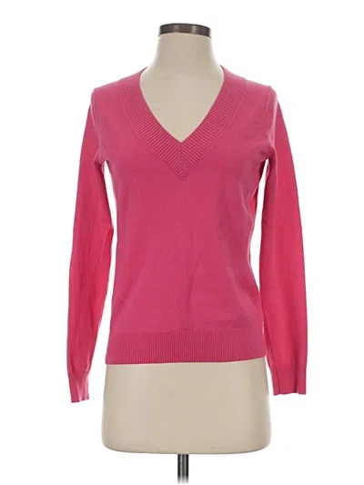 Pre-owned Lands' End Pullover Sweater In Pink