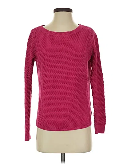 Pre-owned Lands' End Pullover Sweater In Pink