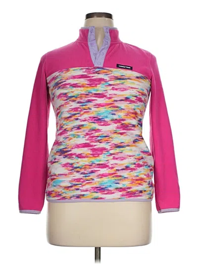 Pre-owned Lands' End Pullover Sweater In Pink