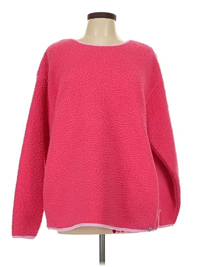 Pre-owned Lands' End Pullover Sweater In Pink