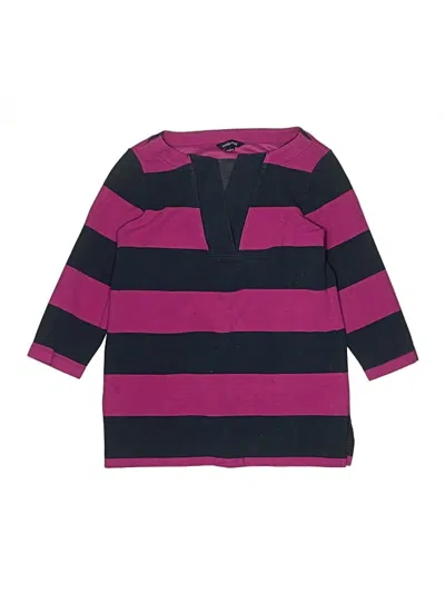 Pre-owned Lands' End Kids'  Pullover Sweater In Purple