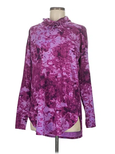 Pre-owned Lands' End Pullover Sweater In Purple