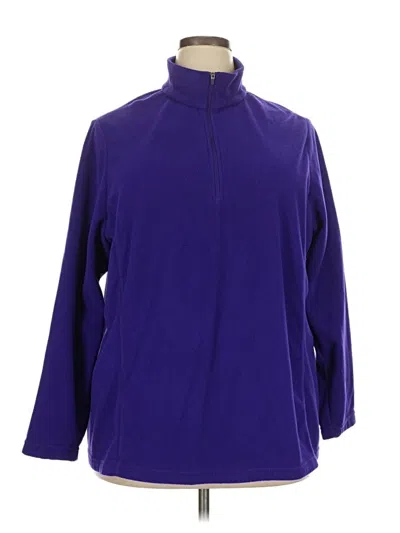 Pre-owned Lands' End Pullover Sweater In Purple