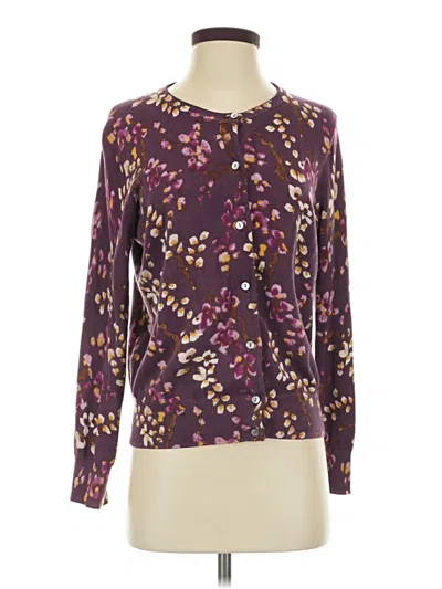 Pre-owned Lands' End Pullover Sweater In Purple