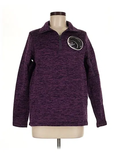 Pre-owned Lands' End Pullover Sweater In Purple