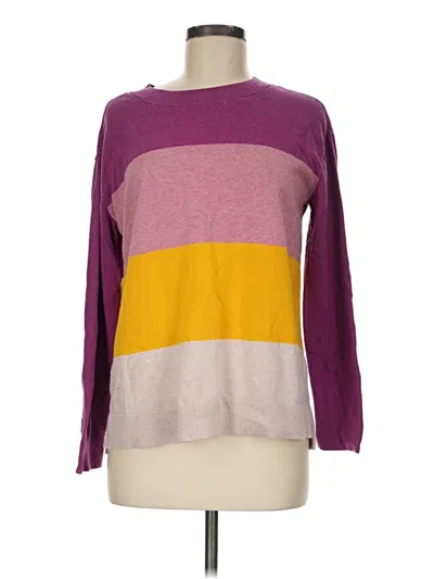 Pre-owned Lands' End Pullover Sweater In Purple