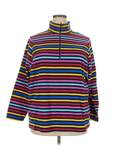 Pre-owned Lands' End Pullover Sweater In Purple