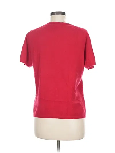 Pre-owned Lands' End Pullover Sweater In Red