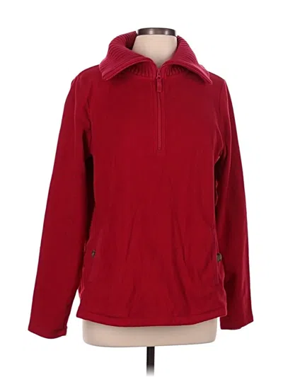 Pre-owned Lands' End Pullover Sweater In Red