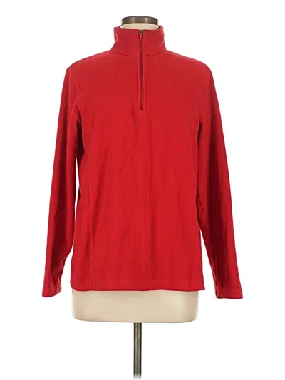 Pre-owned Lands' End Pullover Sweater In Red