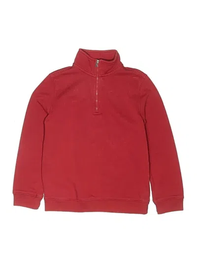 Pre-owned Lands' End Kids'  Pullover Sweater In Red