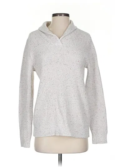 Pre-owned Lands' End Pullover Sweater In Silver