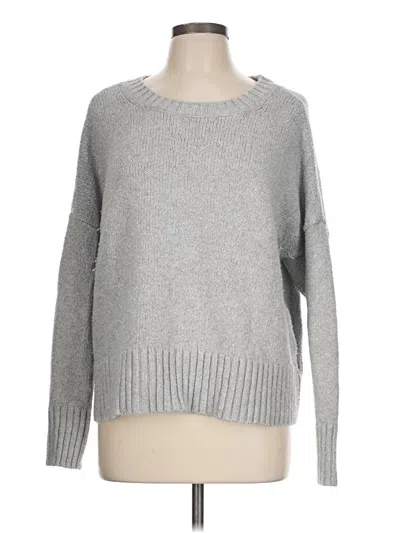 Pre-owned Lands' End Pullover Sweater In Silver