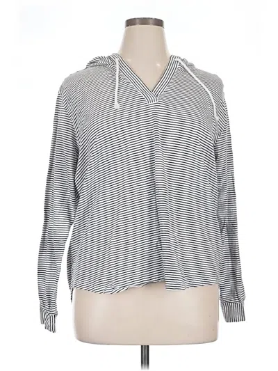Pre-owned Lands' End Pullover Sweater In Silver