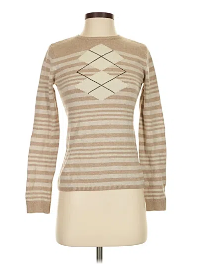 Pre-owned Lands' End Pullover Sweater In Tan