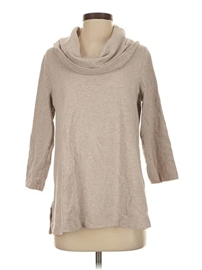 Pre-owned Lands' End Pullover Sweater In Tan