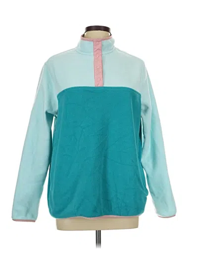 Pre-owned Lands' End Pullover Sweater In Teal