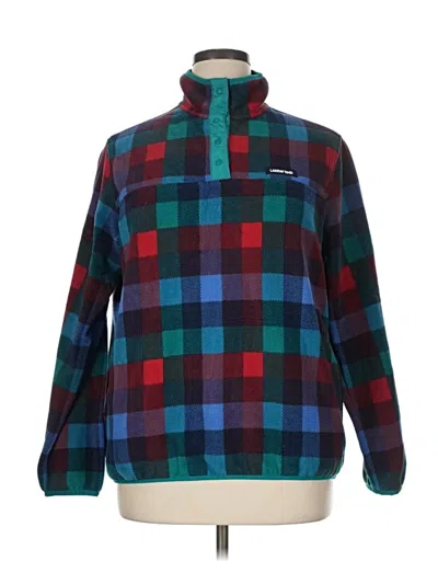 Pre-owned Lands' End Pullover Sweater In Teal