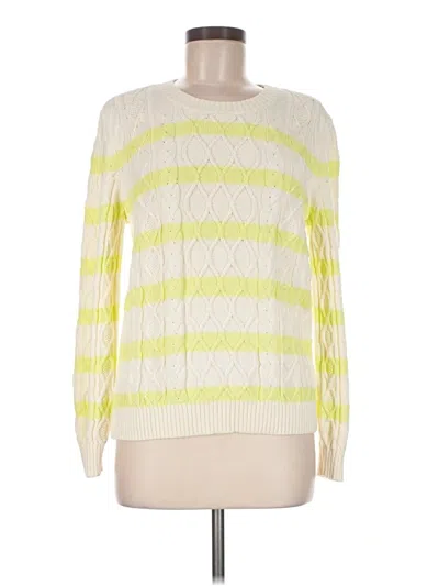 Pre-owned Lands' End Pullover Sweater In Yellow