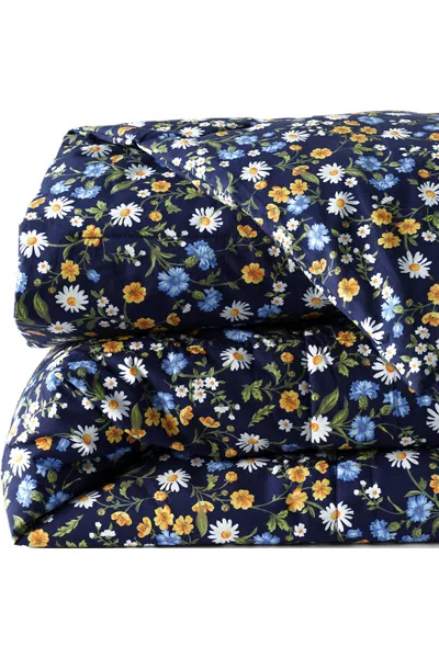 Lands' End Pureloft Printed Comforter In Multi