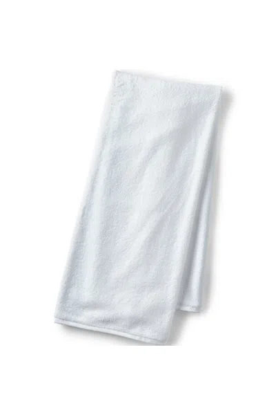 Lands' End Quick-dry Cotton Bath Towel In White