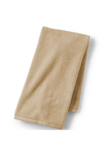 Lands' End Quick-dry Cotton Hand Towel In Brown